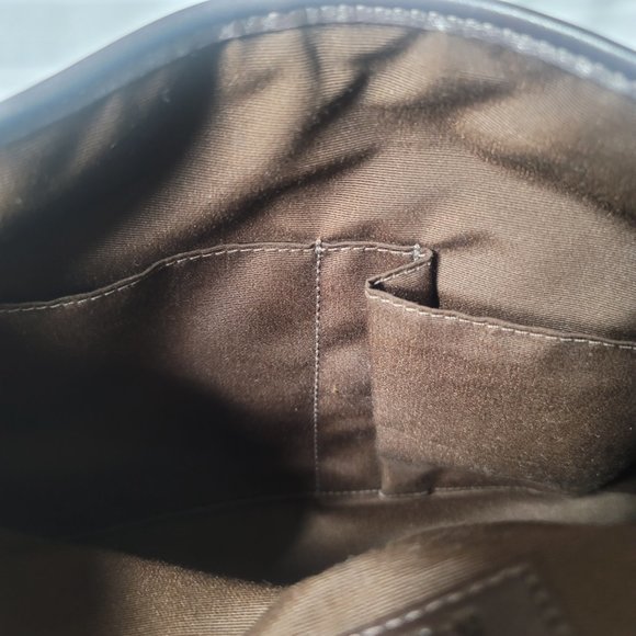 Coach Y2K Hampton Flap Jacquard Optic Signature Carryall Satchel Bag Purse - Picture 6 of 6